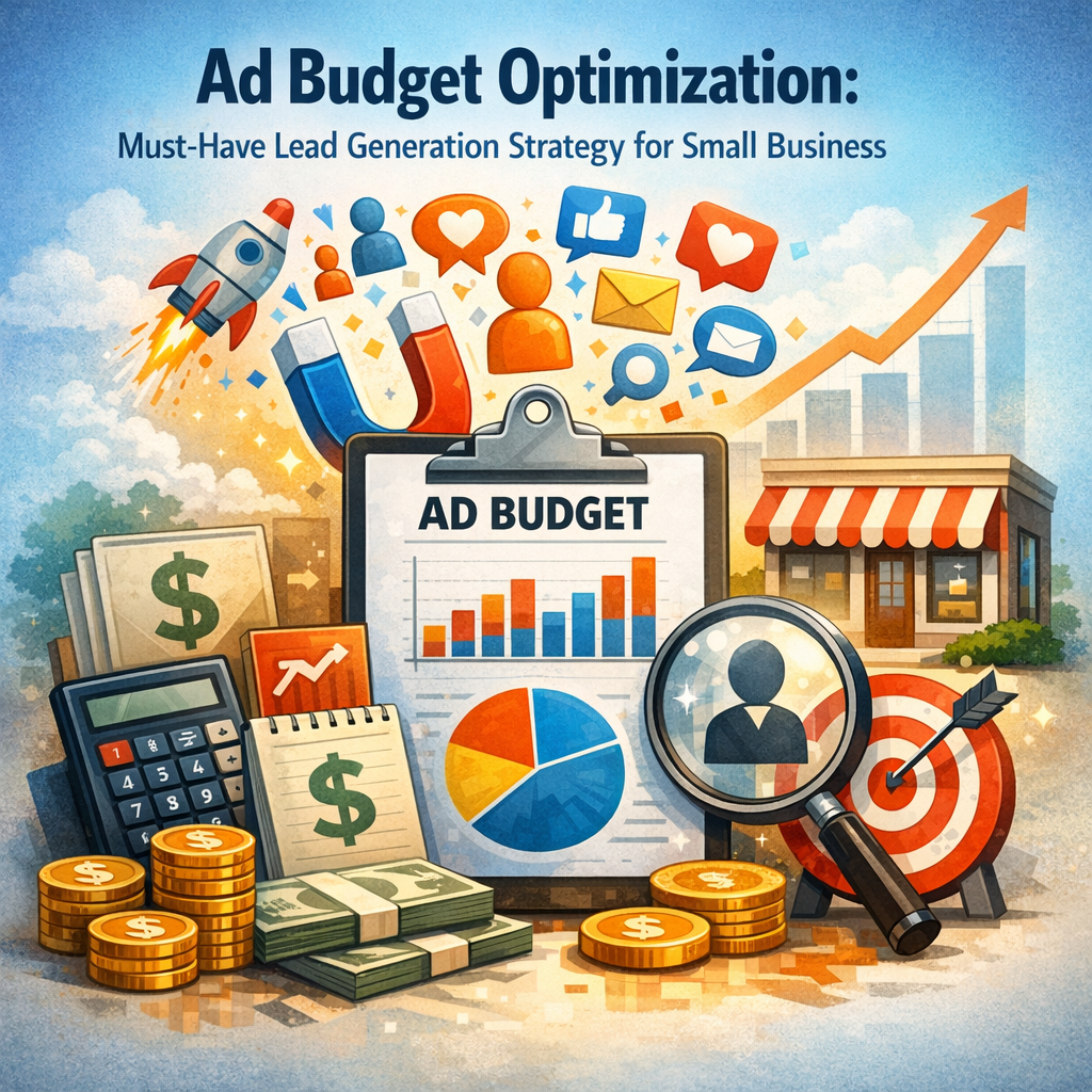 Illustration of Ad Budget Optimization: Must-Have Lead Generation Strategy for Small Business