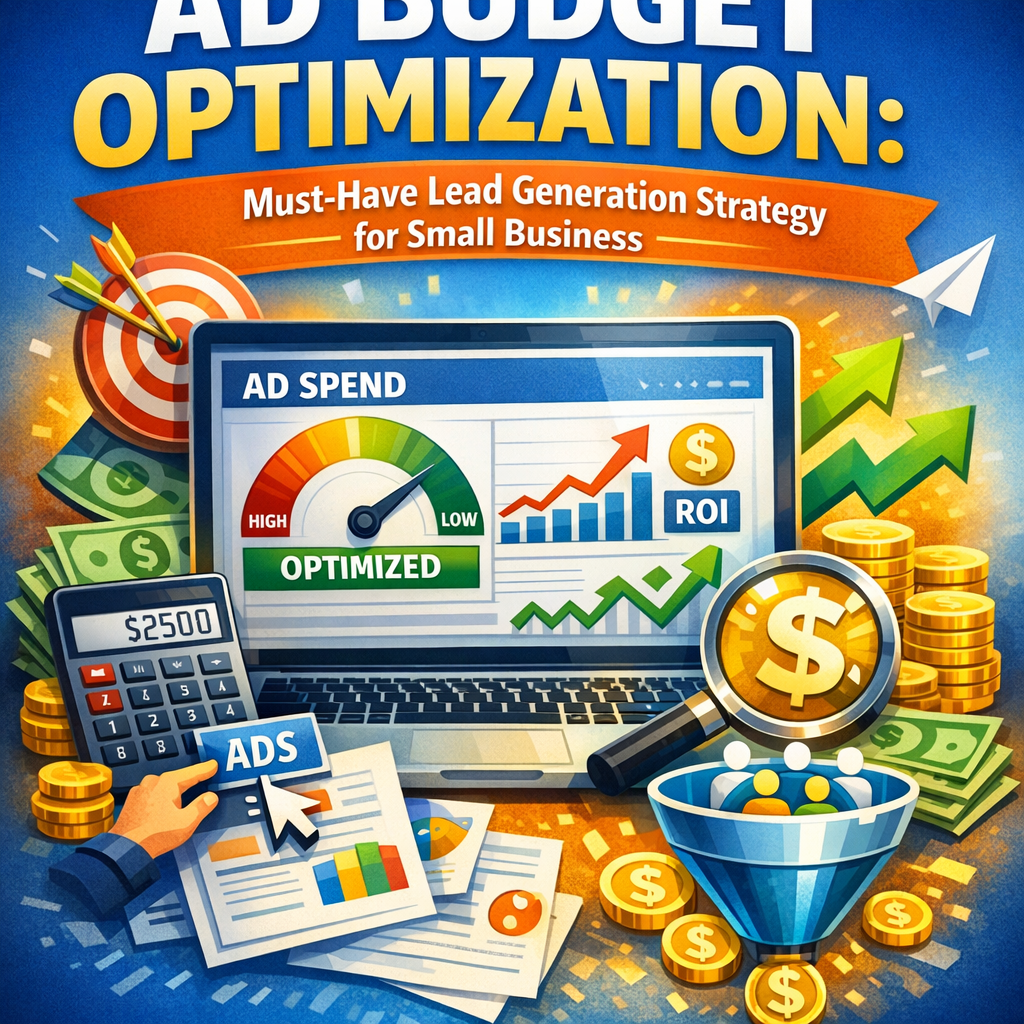 Illustration of Ad Budget Optimization: Must-Have Lead Generation Strategy for Small Business