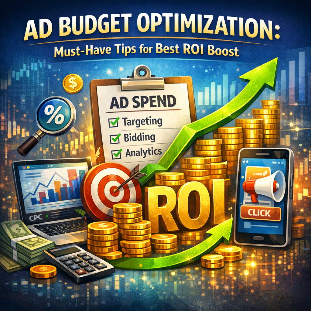 Illustration of Ad Budget Optimization: Must-Have Tips for Best ROI Boost