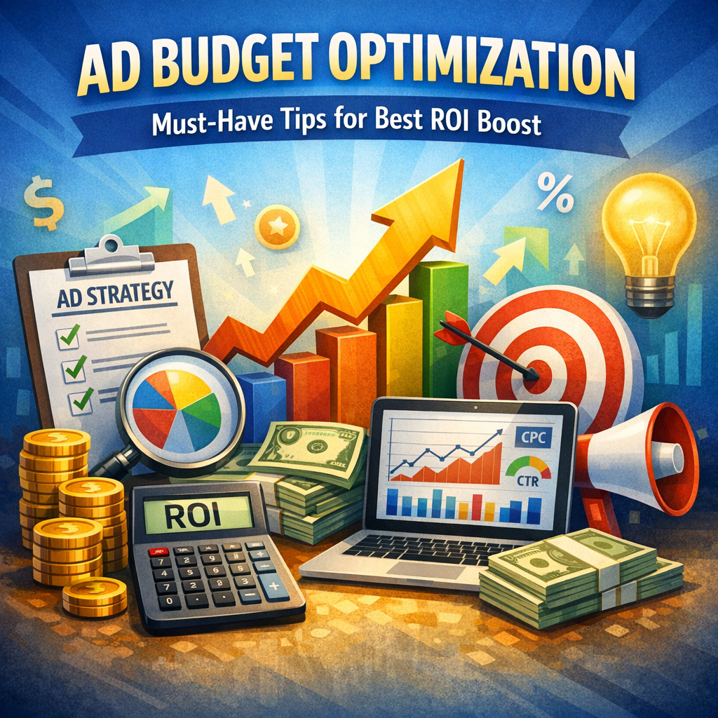 Illustration of Ad Budget Optimization: Must-Have Tips for Best ROI Boost