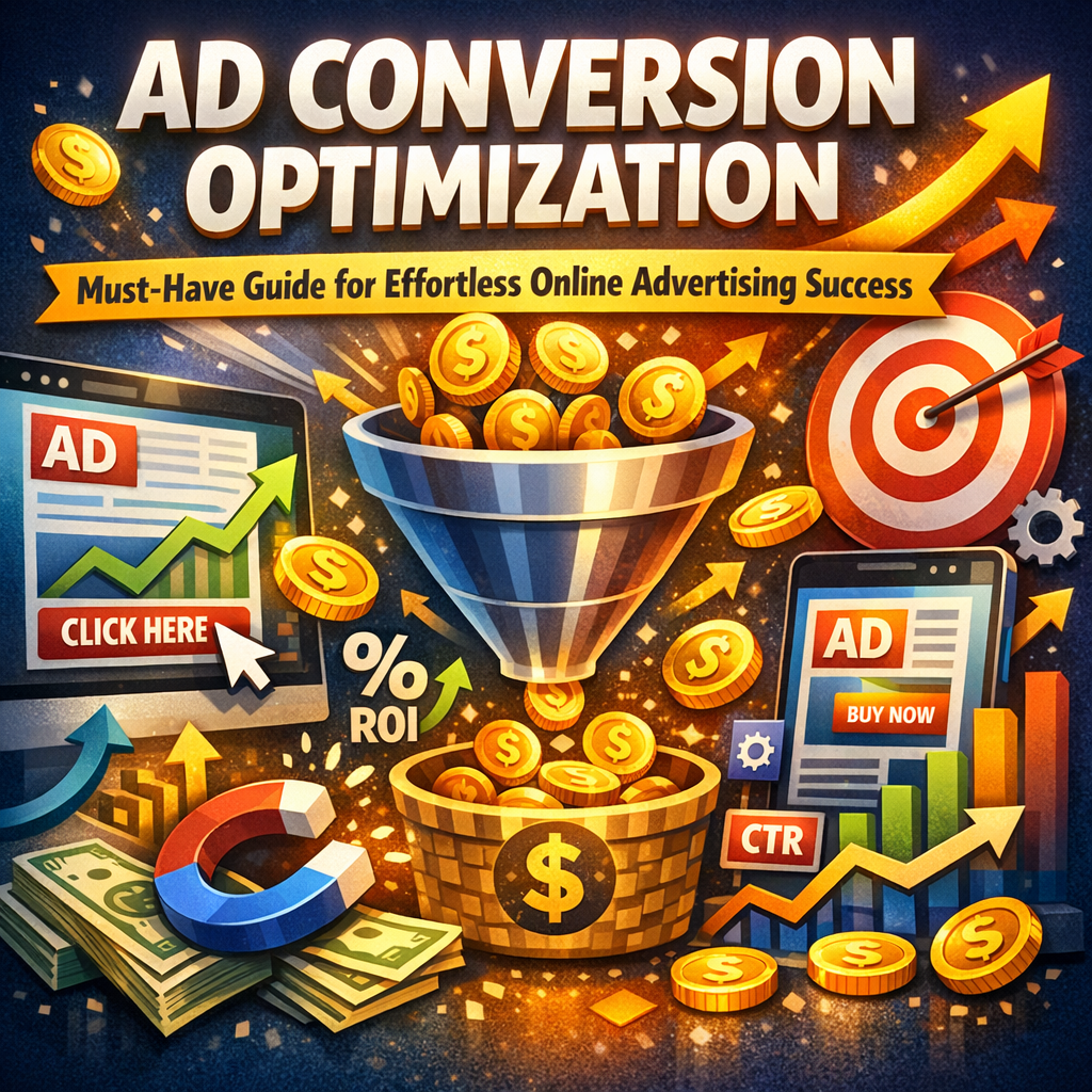 Illustration of Ad Conversion Optimization: Must-Have Guide for Effortless Online Advertising Success
