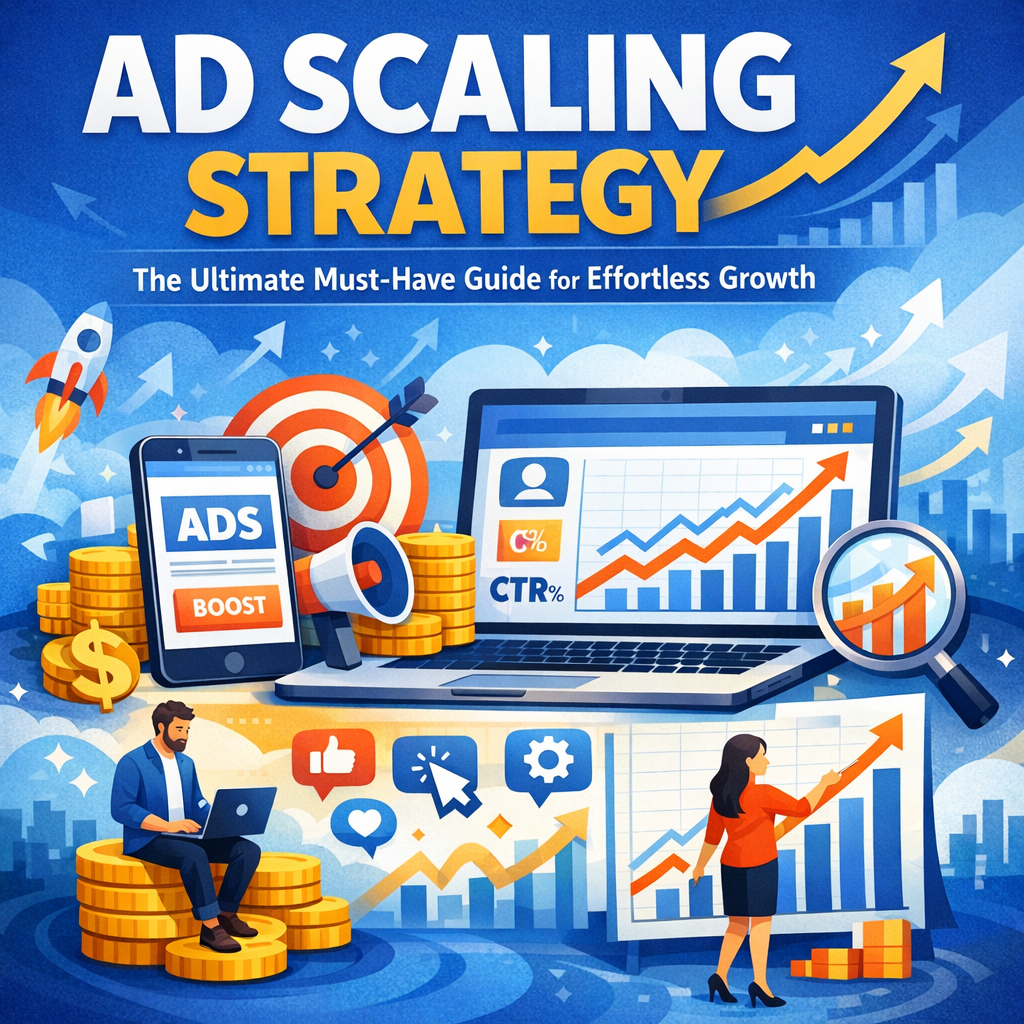 Illustration of Ad Scaling Strategy: The Ultimate Must-Have Guide for Effortless Growth