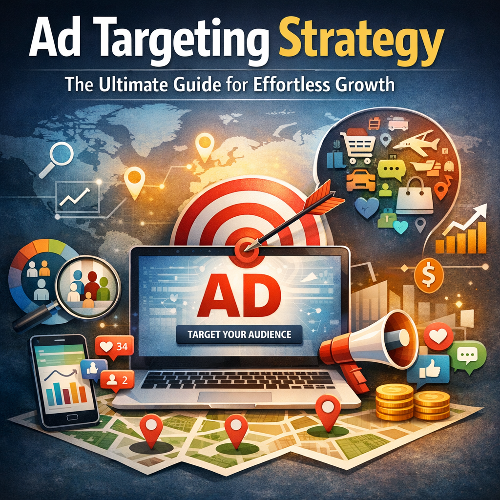 Illustration of Ad Targeting Strategy: The Ultimate Guide for Effortless Growth