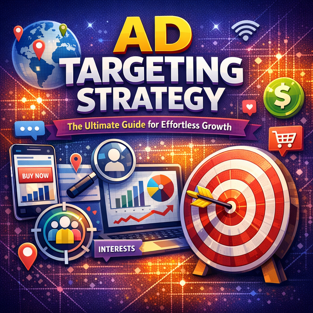 Illustration of Ad Targeting Strategy: The Ultimate Guide for Effortless Growth
