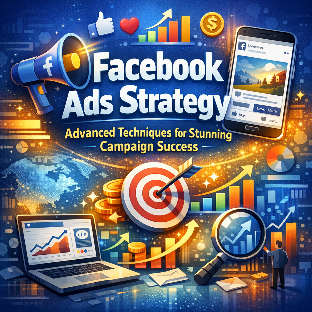 Illustration of Facebook Ads Strategy: Advanced Techniques for Stunning Campaign Success