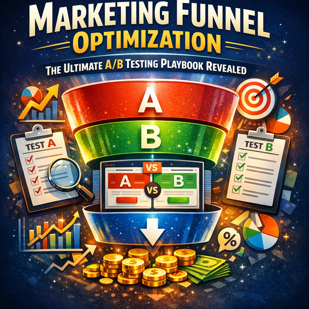 Illustration of Marketing Funnel Optimization: The Ultimate A/B Testing Playbook Revealed