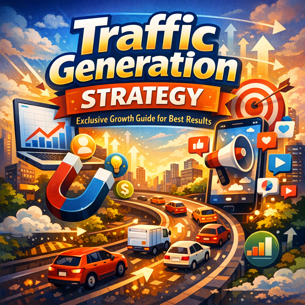 Illustration of Traffic Generation Strategy: Exclusive Growth Guide for Best Results
